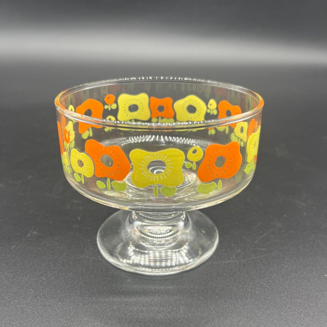 ⭐️新品 未使用品⭐️昭和レトロ 佐々木硝子　デザートグラス　6個セット