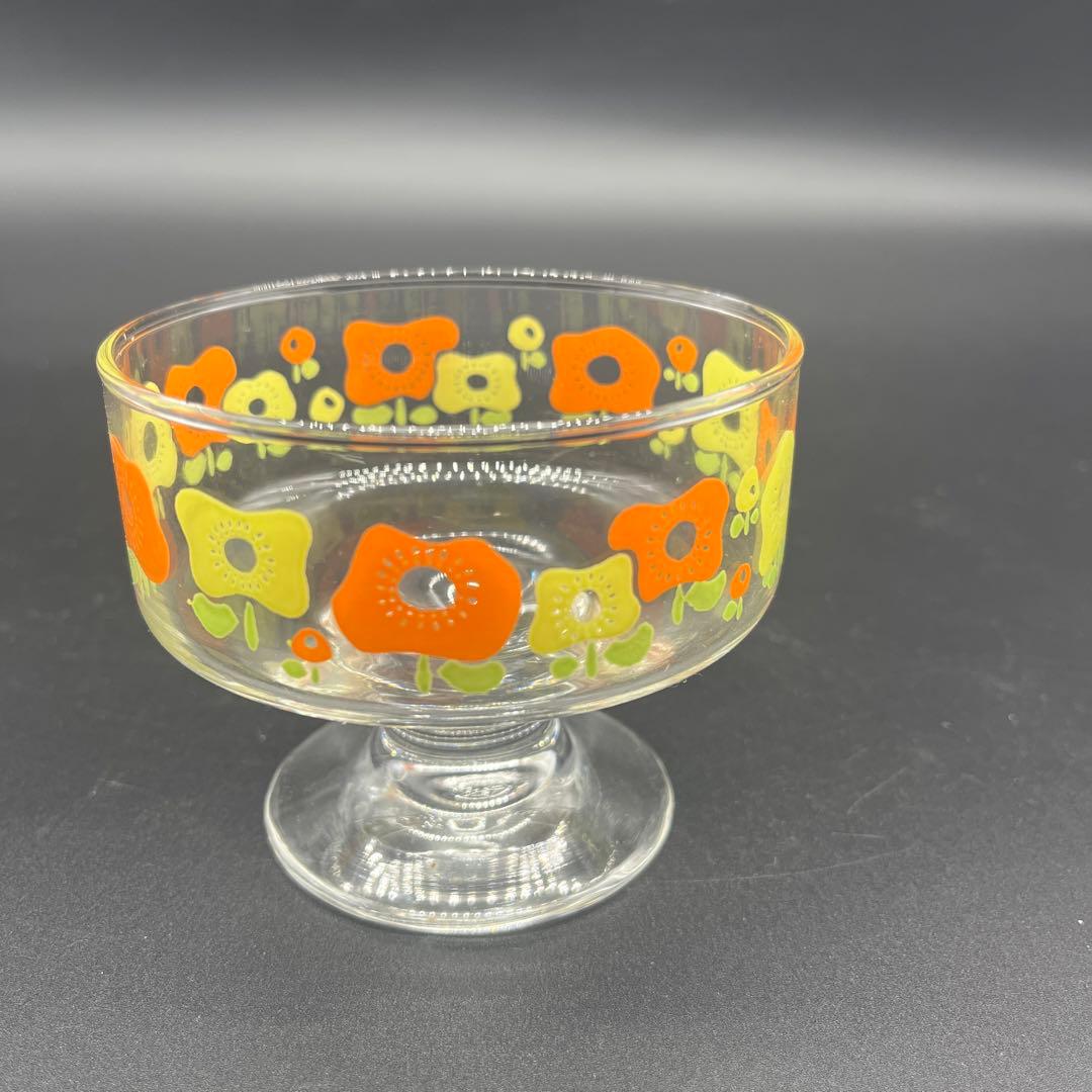 ⭐️新品 未使用品⭐️昭和レトロ 佐々木硝子　デザートグラス　6個セット