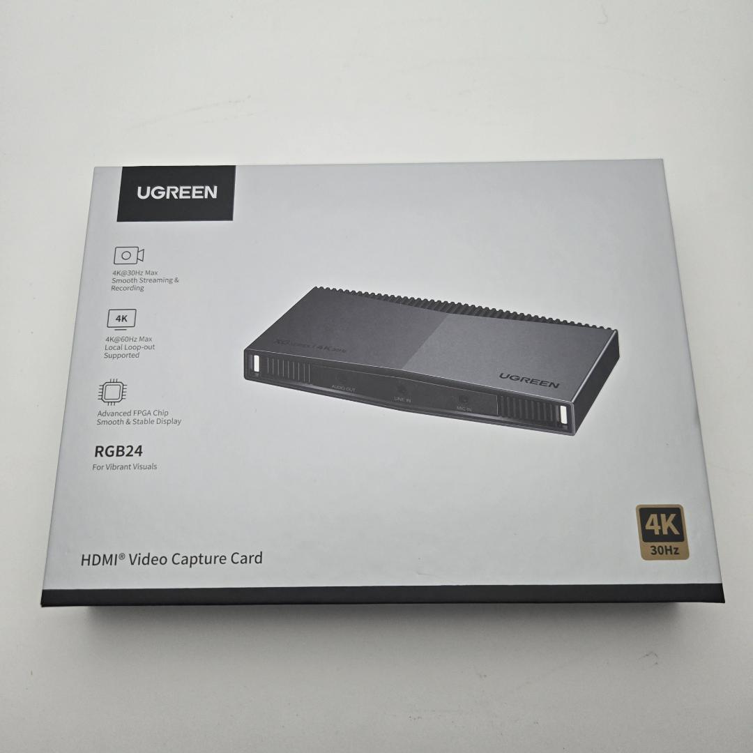 UGREEN 外付けキャプチャカード 4K@30Hzキャプチャ対応