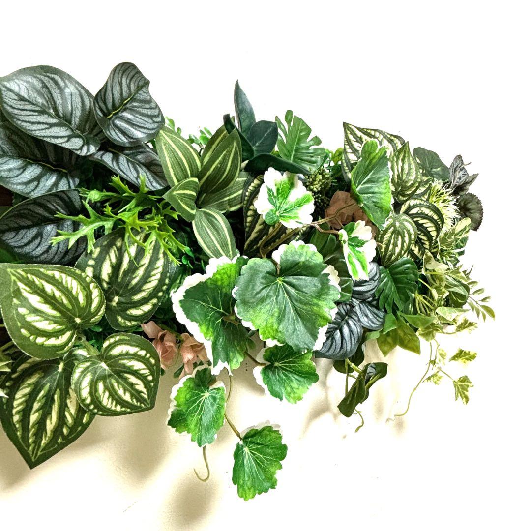 光触媒加工ウォールグリーン　フェイクグリーン（同一垂れ1）