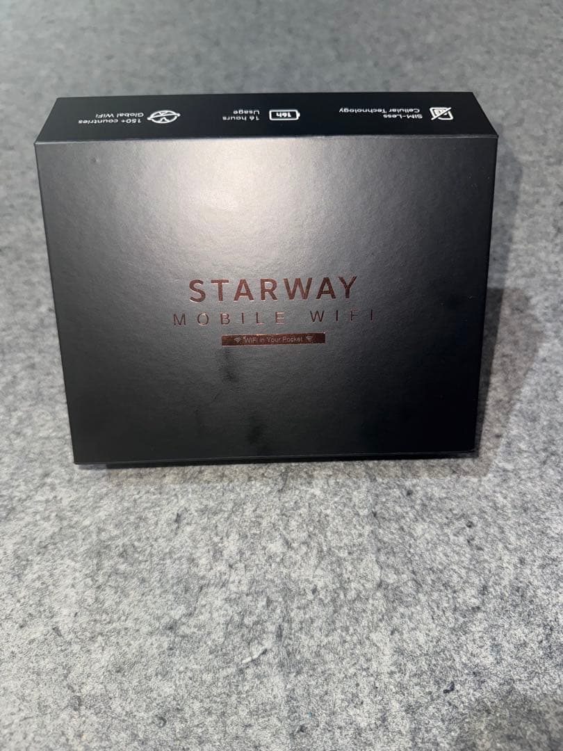 Starway ポケットWiFi モバイルルーター simフリー 国内50GB