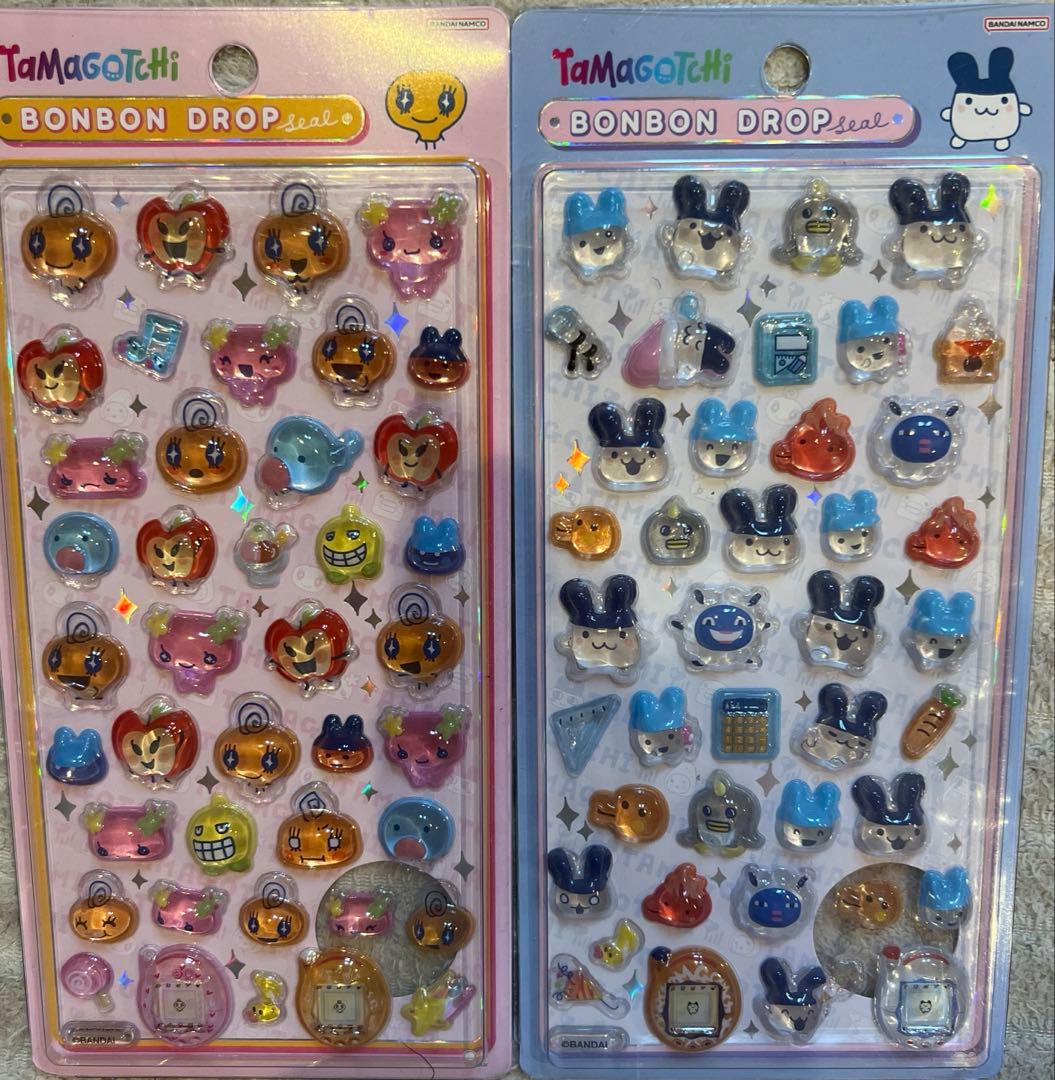〘 国内正規品〙たまごっちボンボンドロップシール　4枚セット