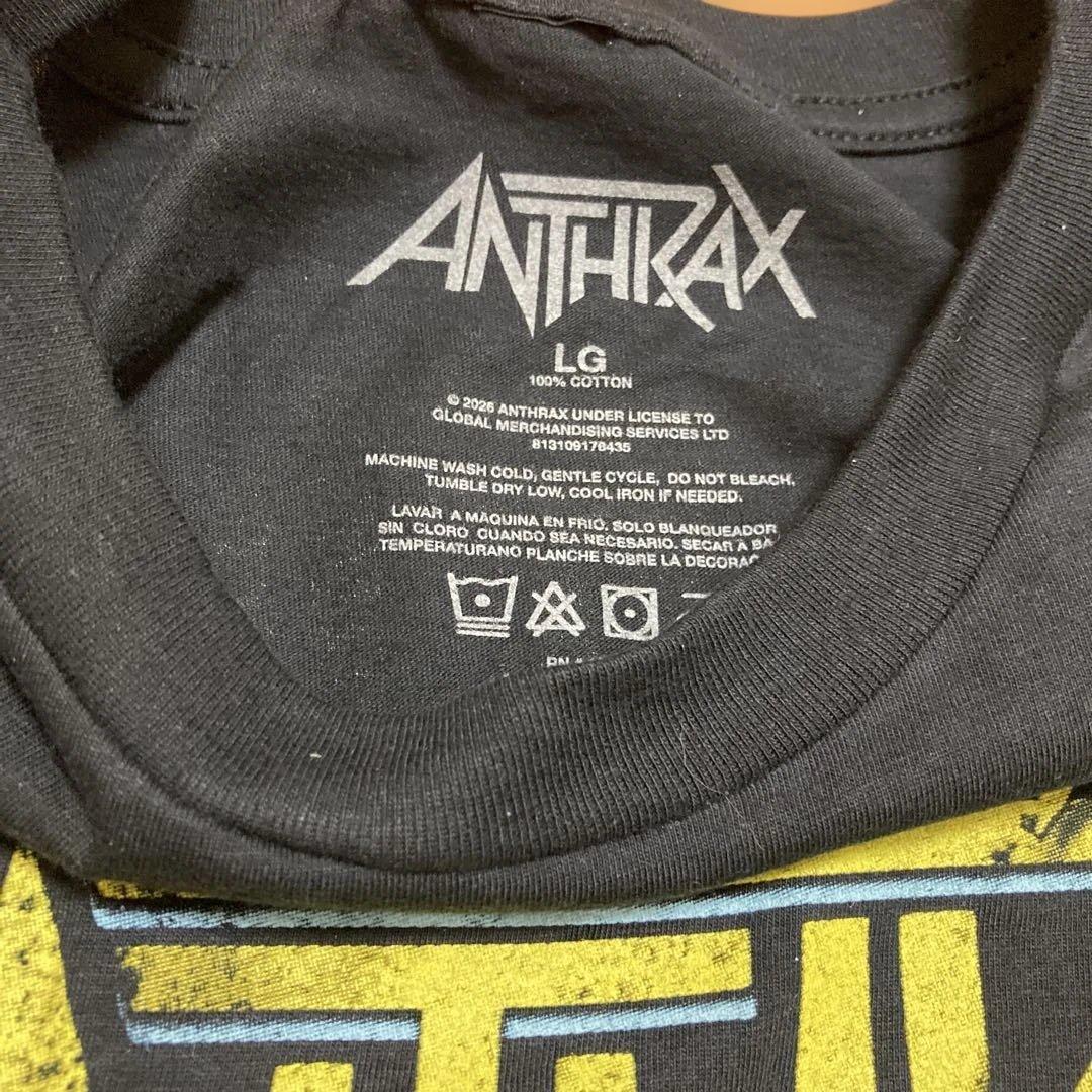 ANTHRAX★アンスラックス★2026年日本公演限定Ｔシャツ★Lサイズ・完売品