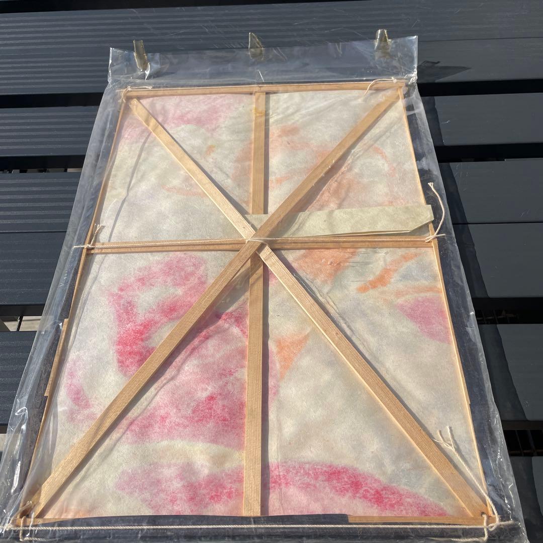 津軽凧　アンティークねぷた絵　手描き絵　アンティーク凧