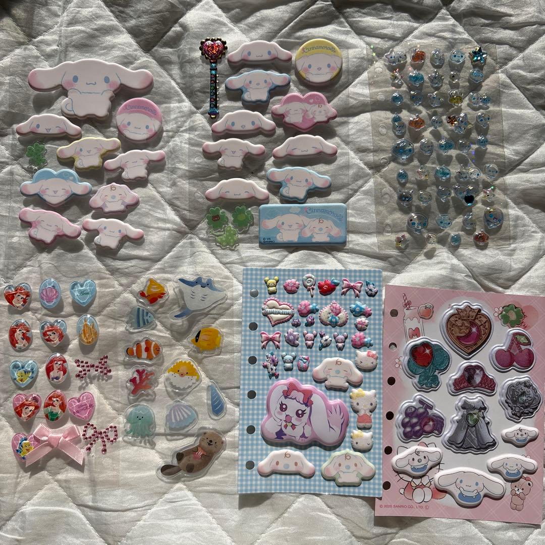 透明シール帳　ボンボンドロップシール　正規品　完成品　シナモンロール