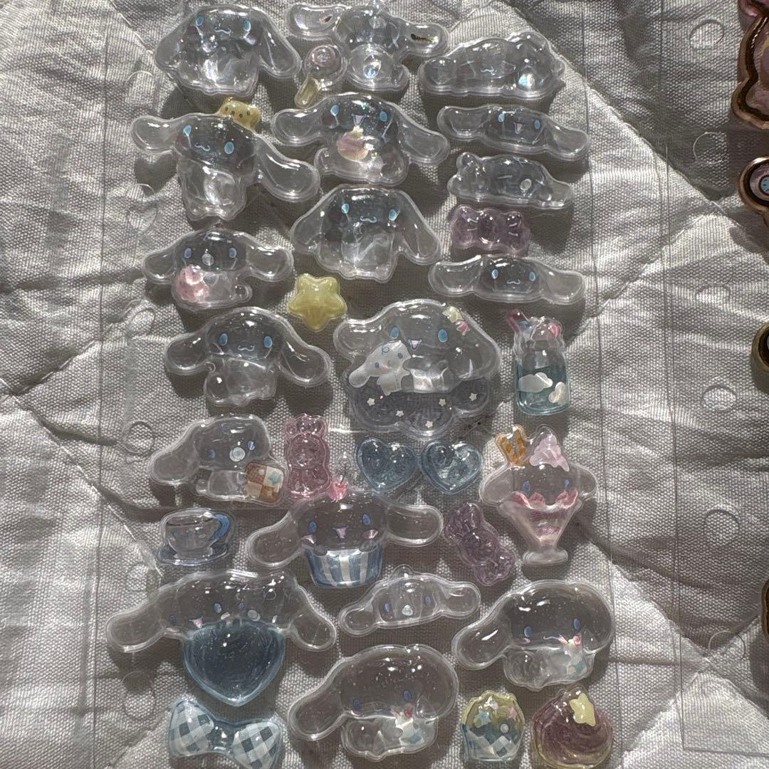 透明シール帳　ボンボンドロップシール　正規品　完成品　シナモンロール