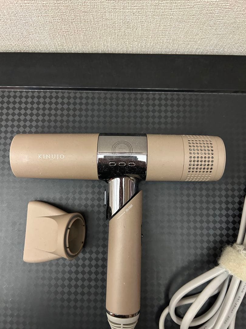 [ジャンク品] KINUJOヘアドライヤー モカKH002