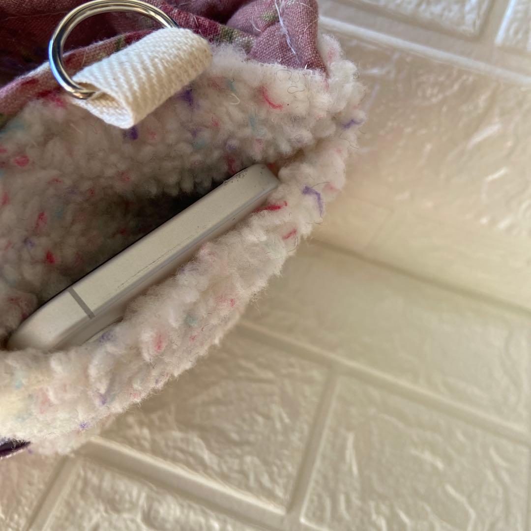 m*e様 コヤンイサムチョン　ボアトートバッグ　レースお花　刺繍レース　オッドア