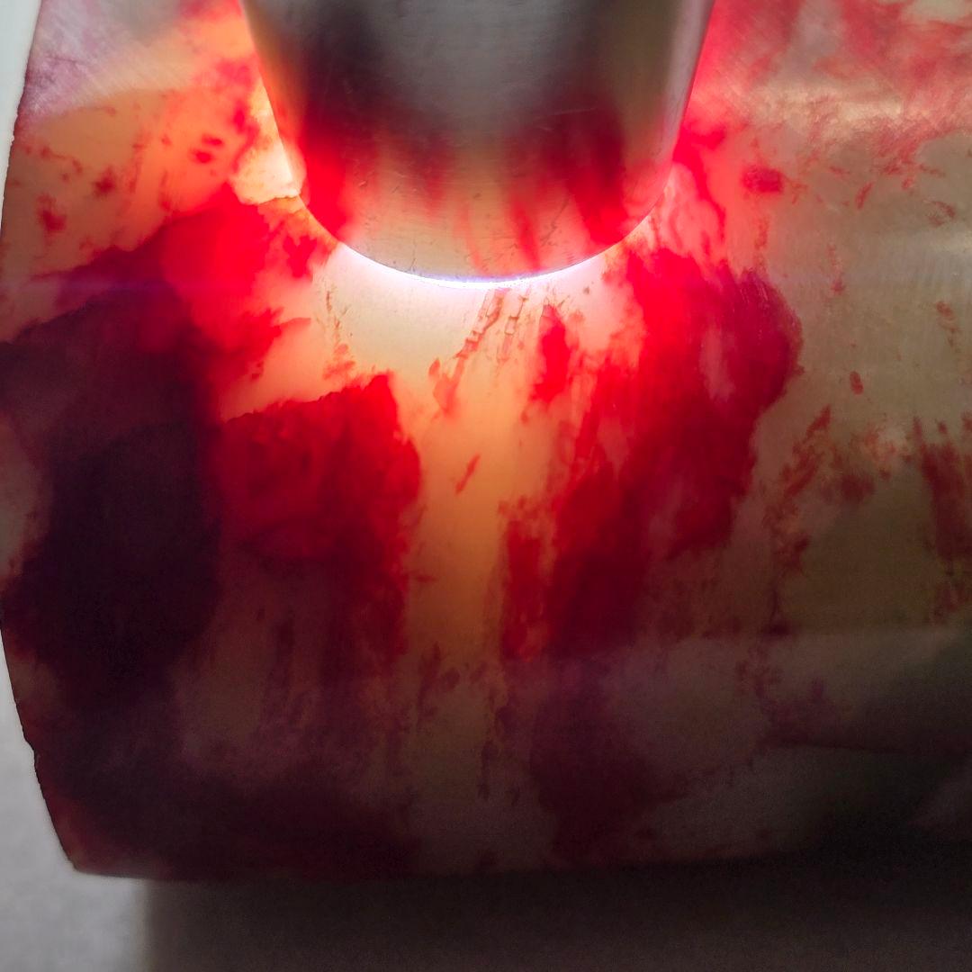 文房具 鶏血石 鶏血玉 超大型 原石手彫 大印材 大印石 風水開運置物 金運上昇