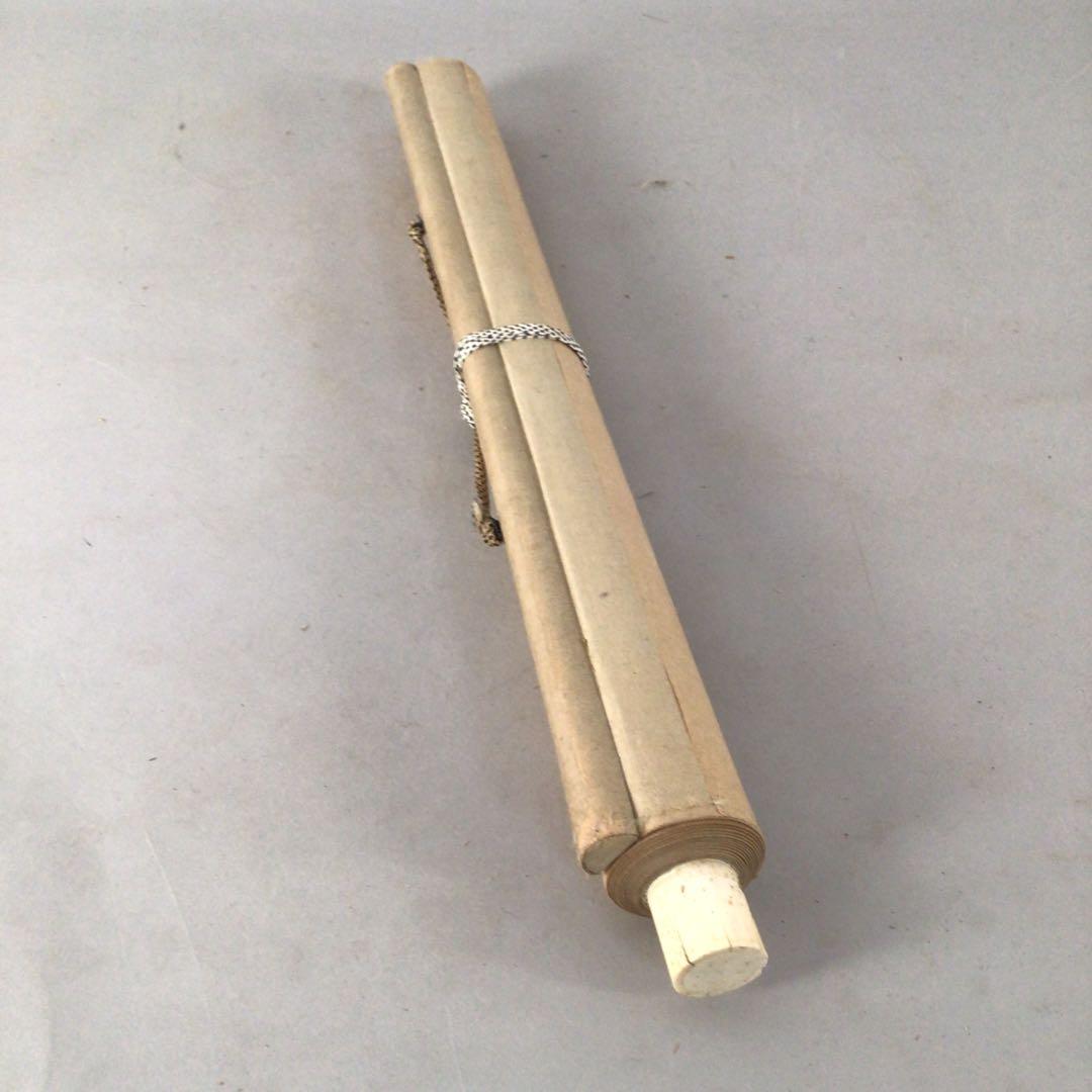 No4421 掛軸　水墨山水画　松渓　肉筆紙本　茶道具　古画　古美術　送料無料