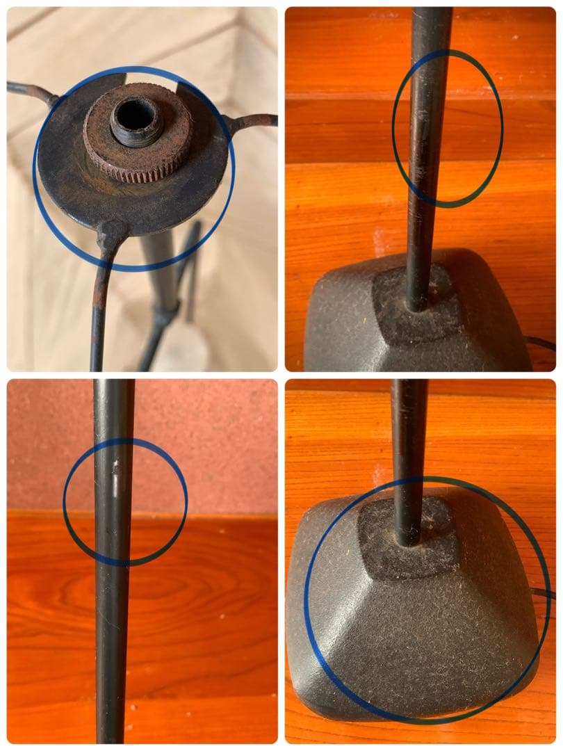 イサムノグチ AKARI フロアスタンド用照明器具　本体のみ　シェード無し