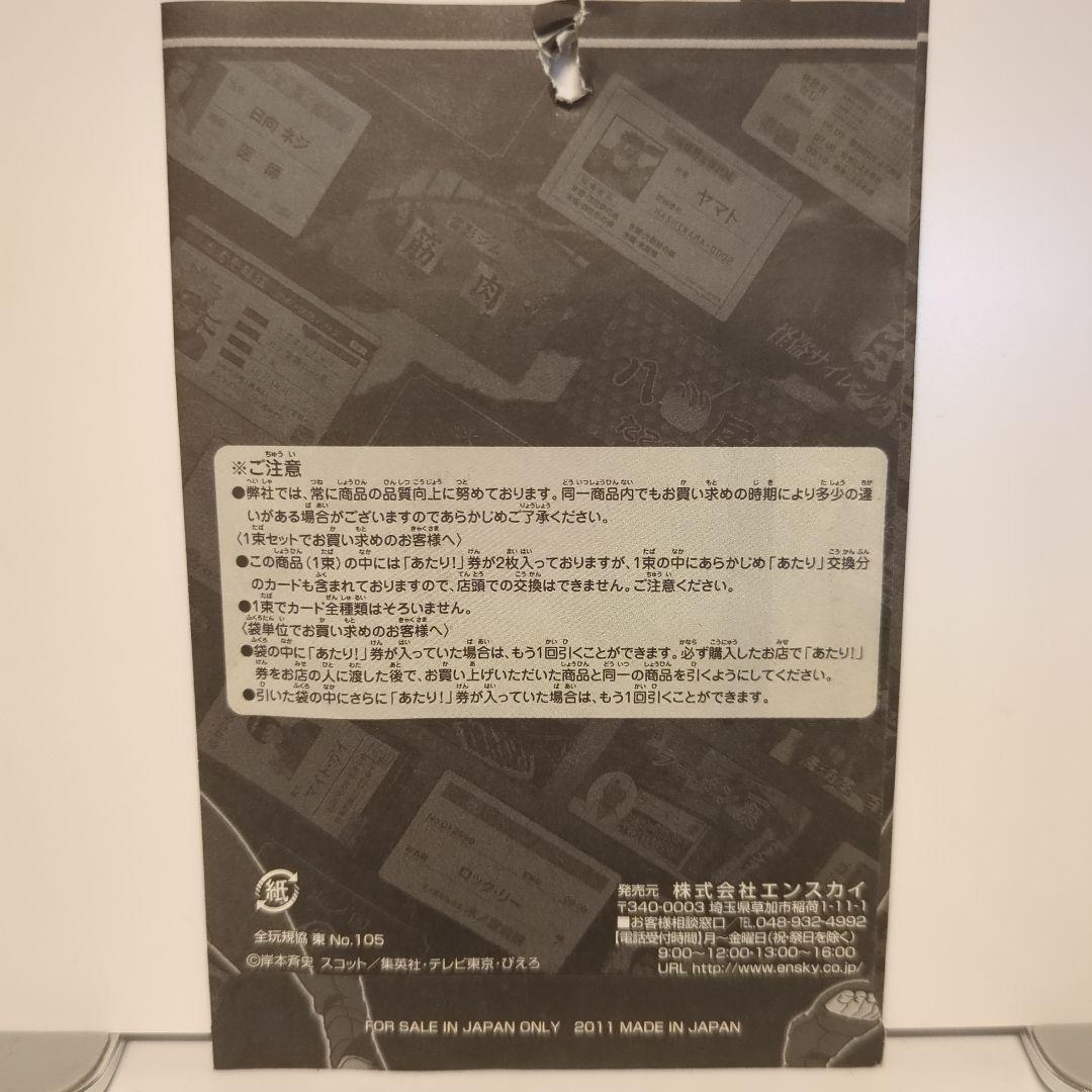 NARUTO バラエティカード　はたけカカシ 忍者登録証