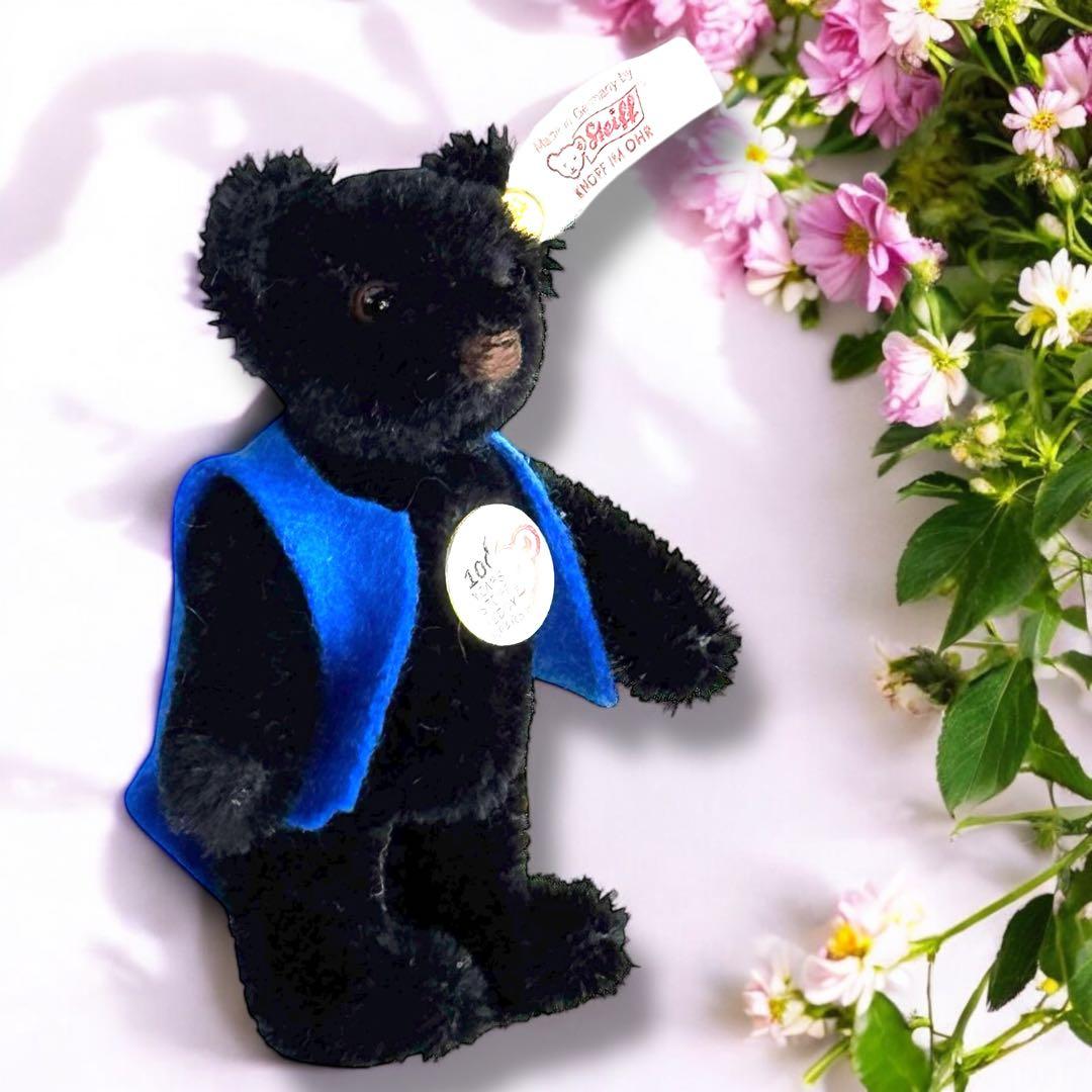 シュタイフ テディベア Celebration Teddy 箱 証明書 完品 黒