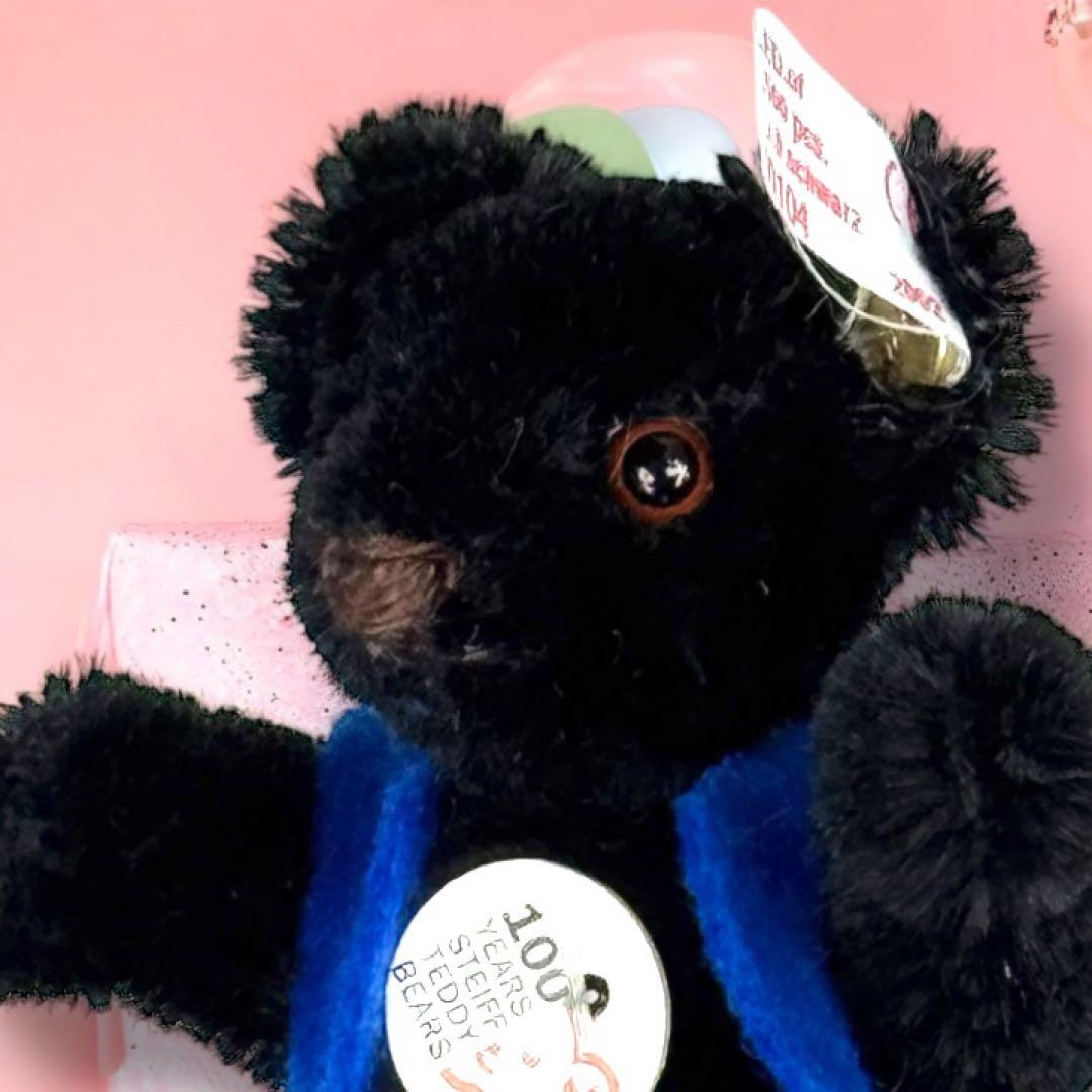 シュタイフ テディベア Celebration Teddy 箱 証明書 完品 黒