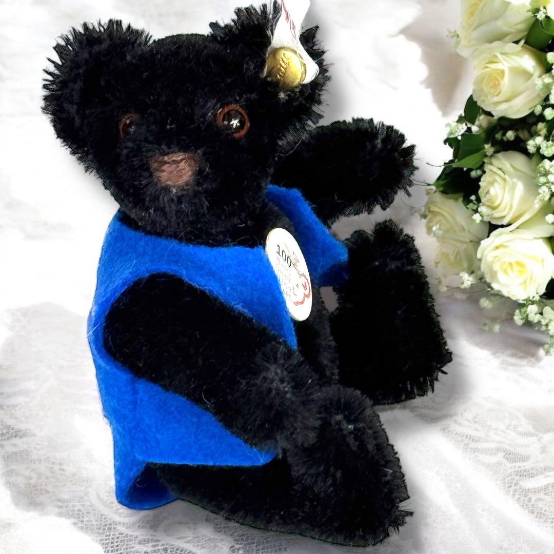 シュタイフ テディベア Celebration Teddy 箱 証明書 完品 黒
