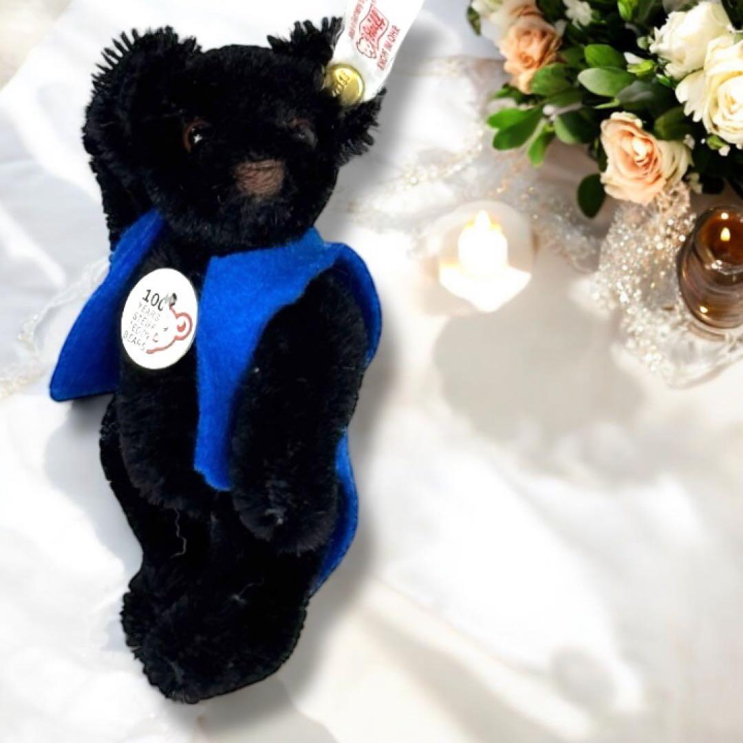シュタイフ テディベア Celebration Teddy 箱 証明書 完品 黒