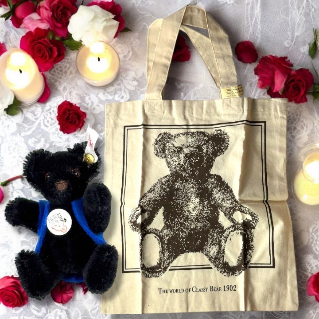シュタイフ テディベア Celebration Teddy 箱 証明書 完品 黒