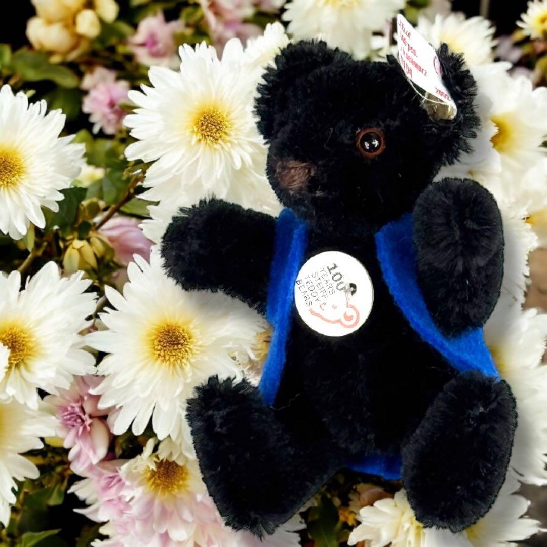 シュタイフ テディベア Celebration Teddy 箱 証明書 完品 黒