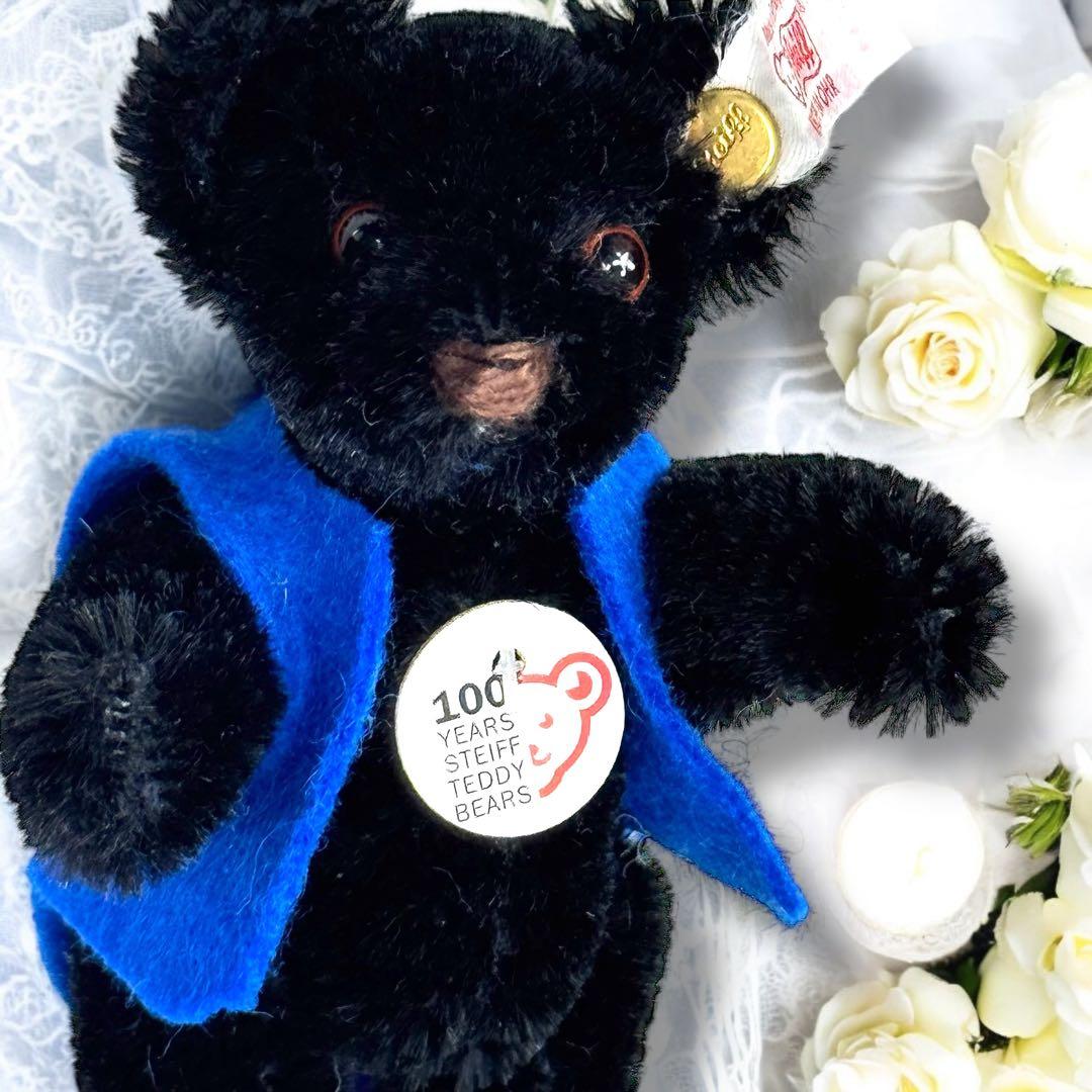 シュタイフ テディベア Celebration Teddy 箱 証明書 完品 黒