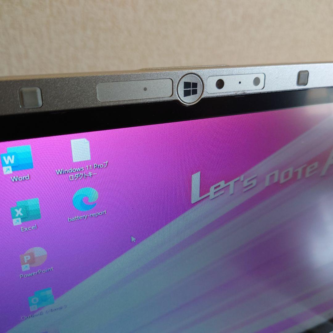 設定済み✨️レッツノート✨️CF-AX2✨️タッチパネル✨️Win11＆オフィス