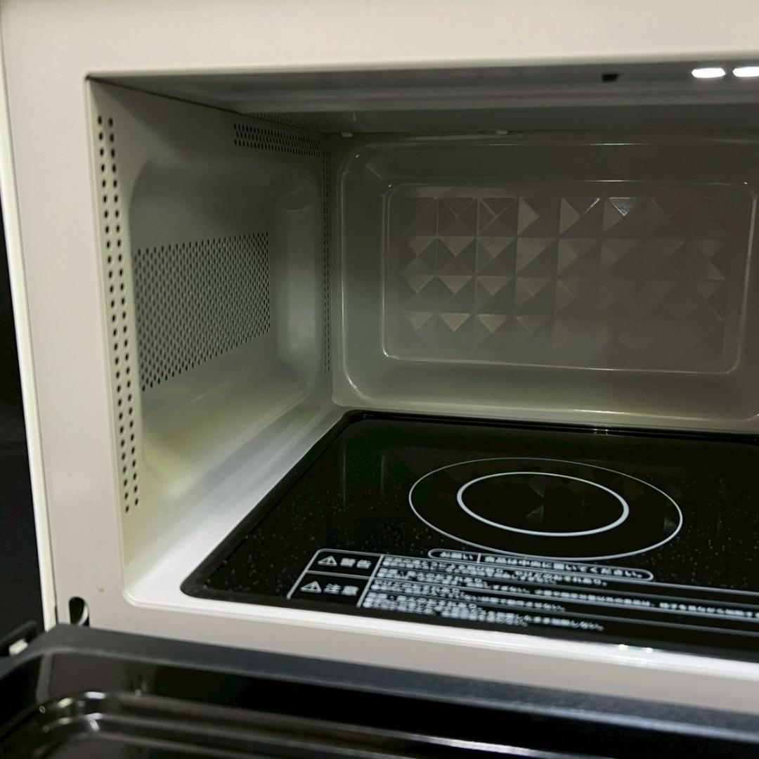 2024年製 Haier JM-FH18E2 フラット電子レンジ ホワイト