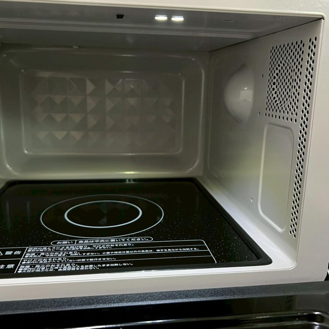 2024年製 Haier JM-FH18E2 フラット電子レンジ ホワイト