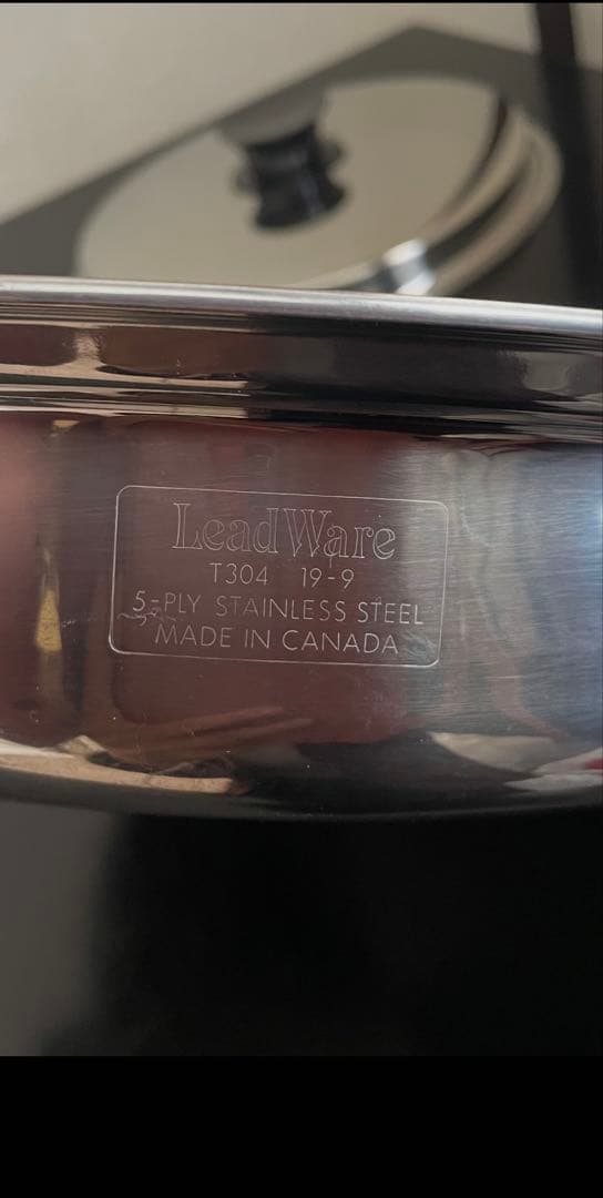 Lead Ware 片手鍋 5層 カナダ製　5層無水鍋　フライパン