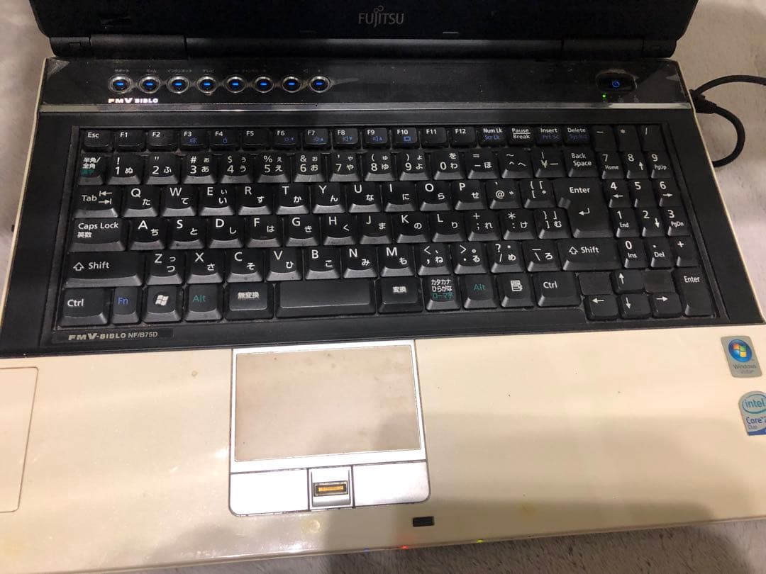 富士通 FMV-BIBLO 日本語キーボード DVDドライブ