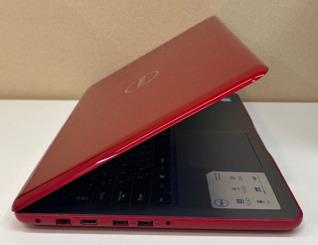 516 DELL 美品✨レッドカラー✨ノートWindows11 office付