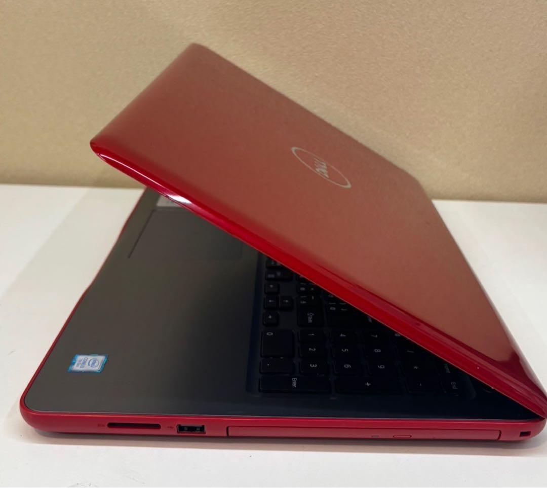 516 DELL 美品✨レッドカラー✨ノートWindows11 office付
