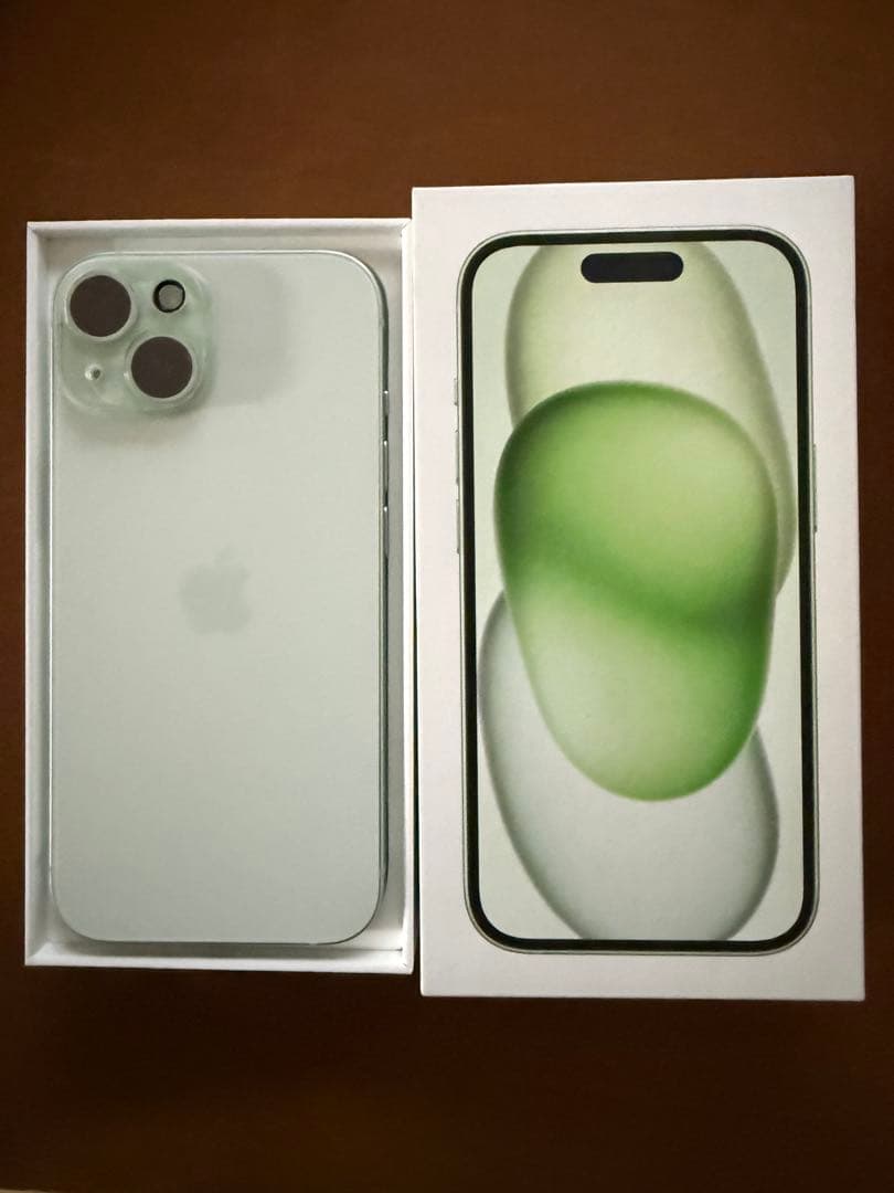 iPhone15 128GB バッテリー最大容量98% グリーン