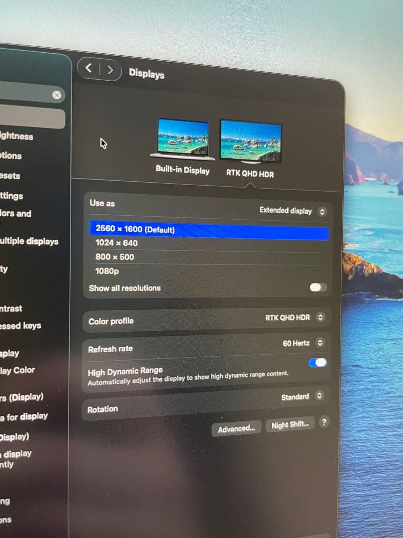 kksmart 13.3型 2K IPS USB-C HDMI 動作品