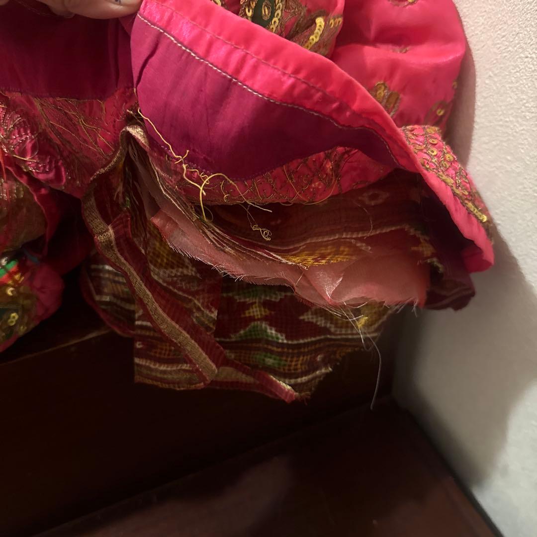 80センチ弱インド　マハラジャ操り人形2人