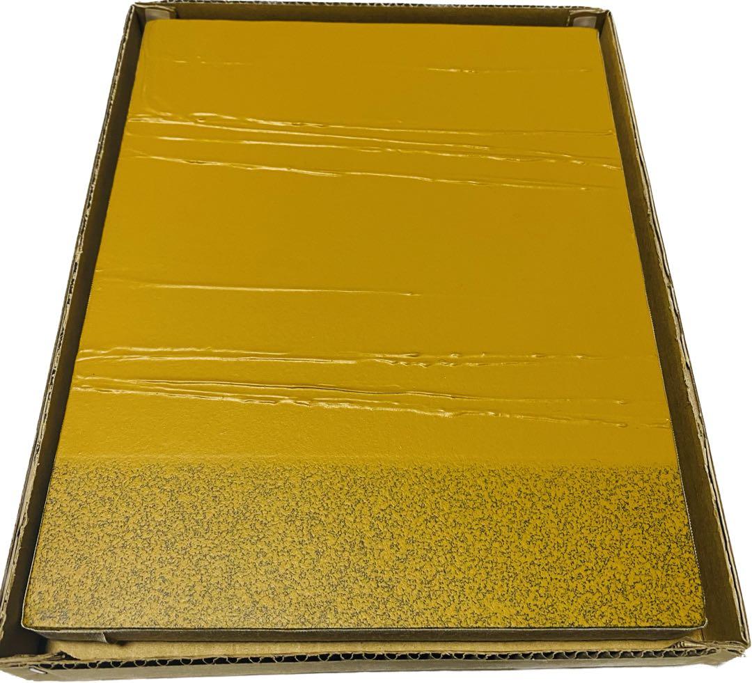 佐久間　尊経　アクリル画　光彩(無限に)-(黄土) 1990