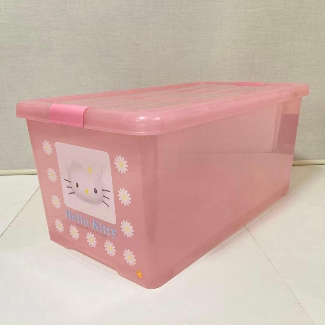ハローキティ ケース ボックス 収納 衣装 日本製 2点 ピンク ポップ レトロ
