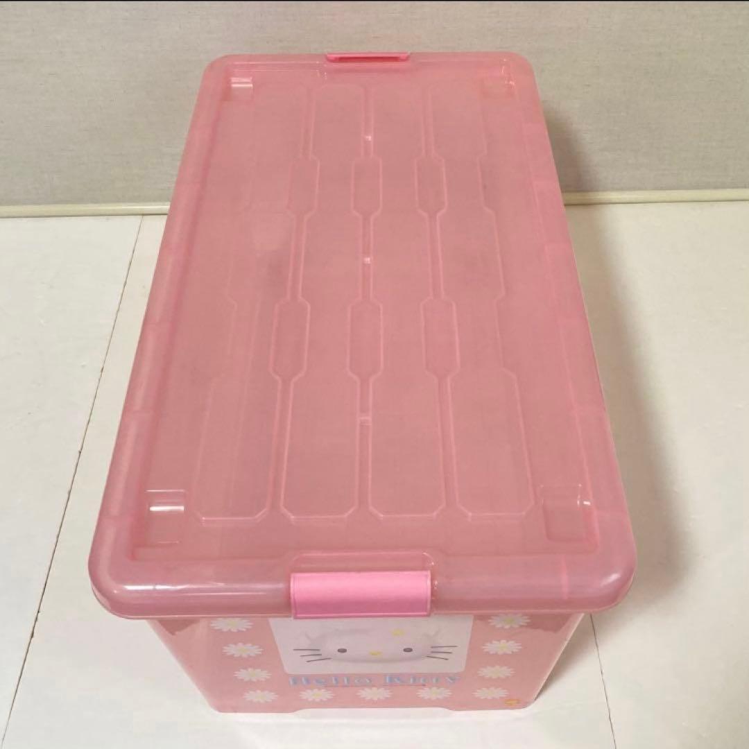 ハローキティ ケース ボックス 収納 衣装 日本製 2点 ピンク ポップ レトロ