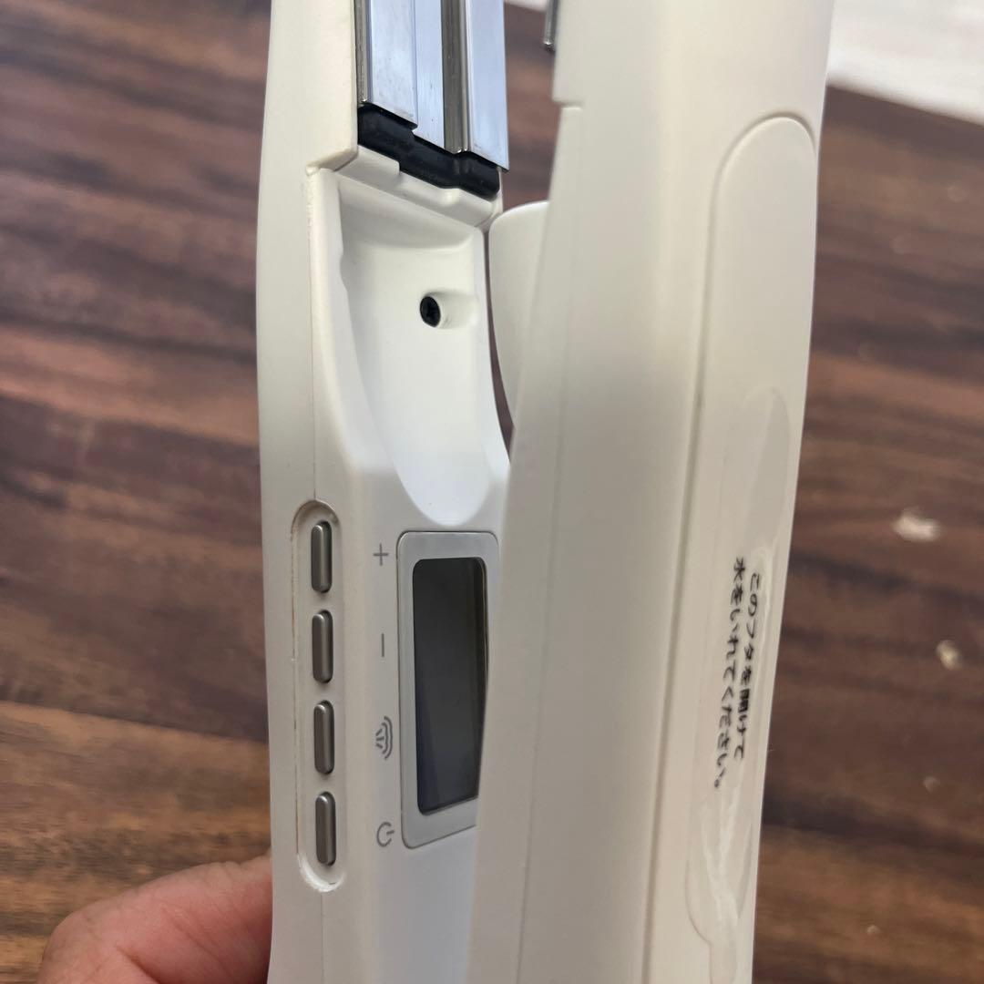 サロニア スチームモイスチャーストレートアイロン ホワイト