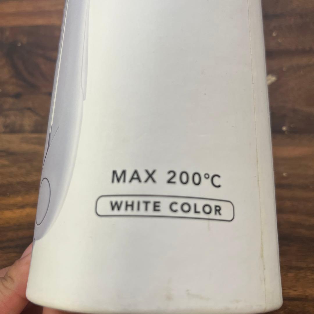 サロニア スチームモイスチャーストレートアイロン ホワイト