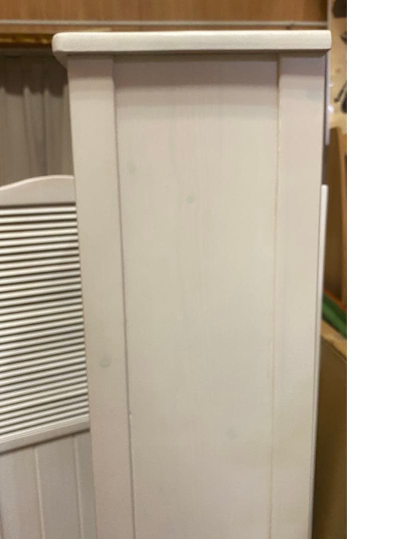 シャビー♦️ロココ仕様♦️高級 大型 オープン シェルフ♦️フリル♦️カントリー♦️送料込