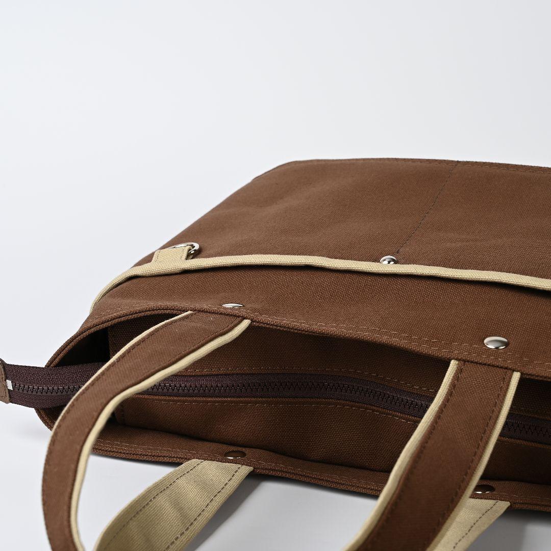 ハンドメイド 8号/11号×旧倉敷帆布×8番糸 オーバル底トートバッグL