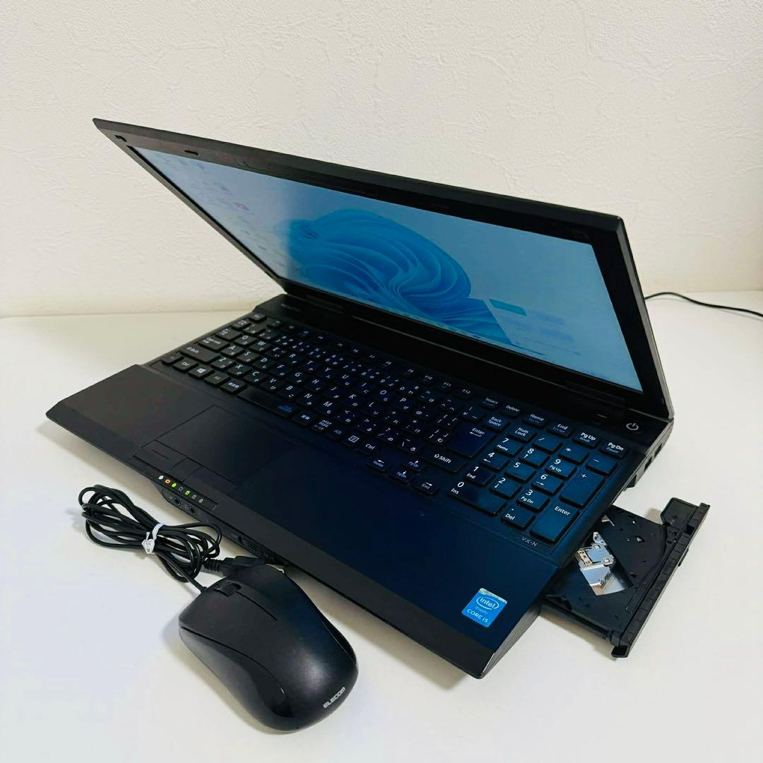 Y198 NECノートパソコン i5 SSD 240G高速 Windows11