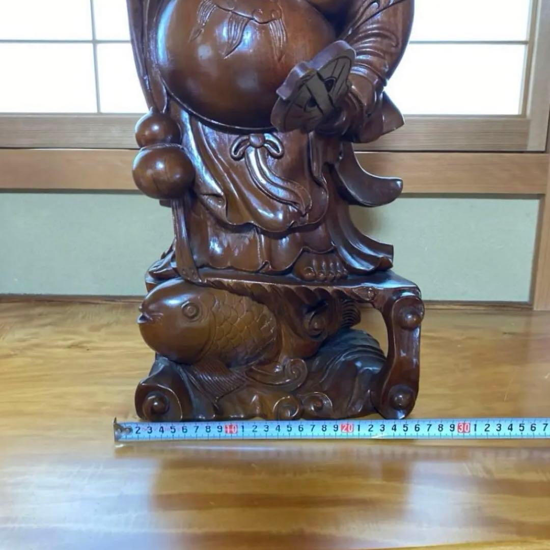 七福神　木彫り　インテリア　置き物　骨董品