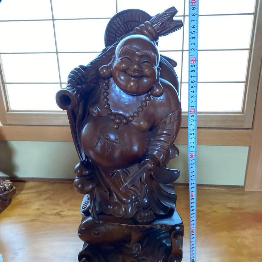七福神　木彫り　インテリア　置き物　骨董品