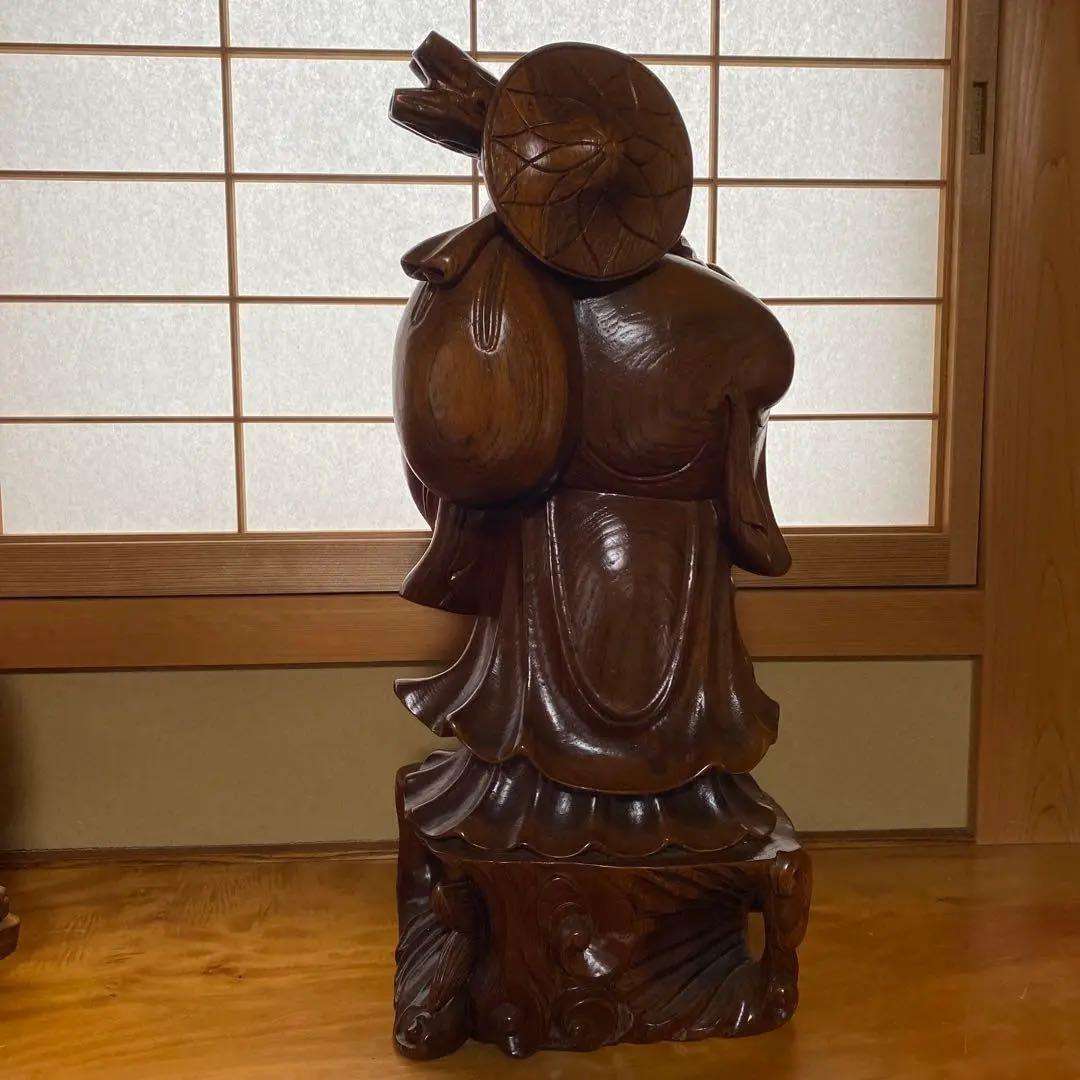 七福神　木彫り　インテリア　置き物　骨董品