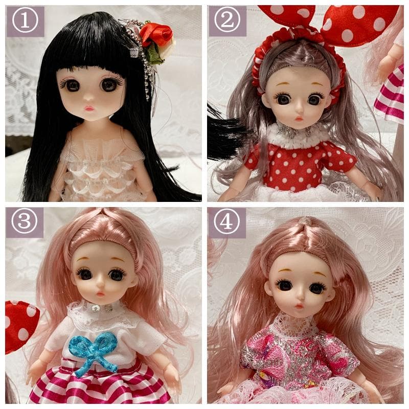 SALE‼️ bjdドール　17㎝　13関節式可動ボディ　洋服・靴付き