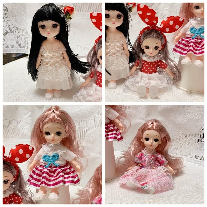 SALE‼️ bjdドール　17㎝　13関節式可動ボディ　洋服・靴付き