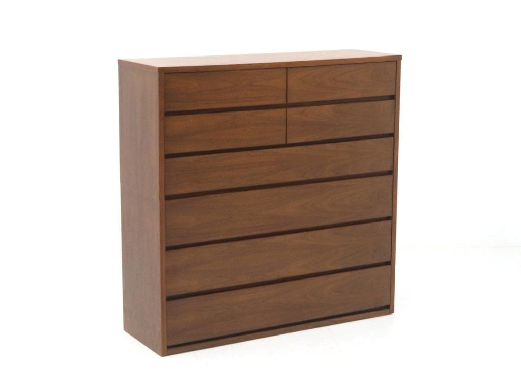 展示品　IDC大塚家具　ウォールナット　6段　チェスト　整理箪笥　タンス