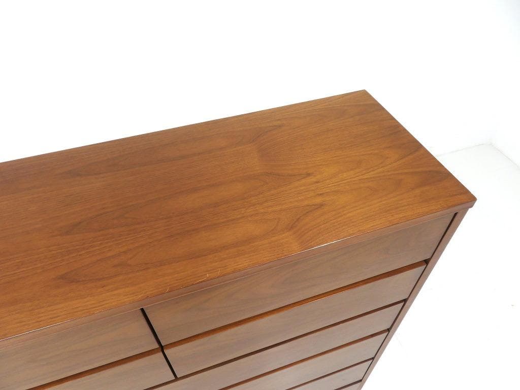 展示品　IDC大塚家具　ウォールナット　6段　チェスト　整理箪笥　タンス