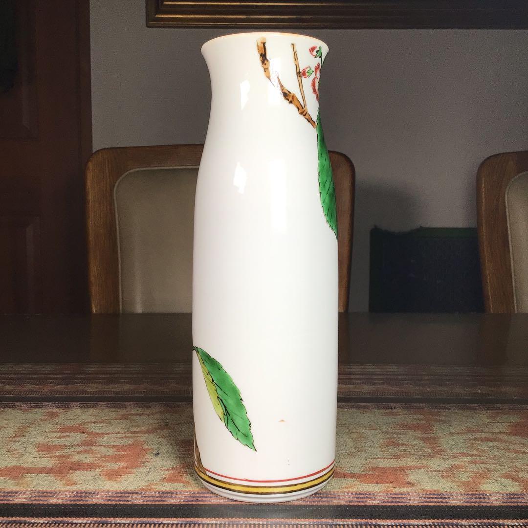 『発見うー特価』　九谷焼　赤地 健　花瓶