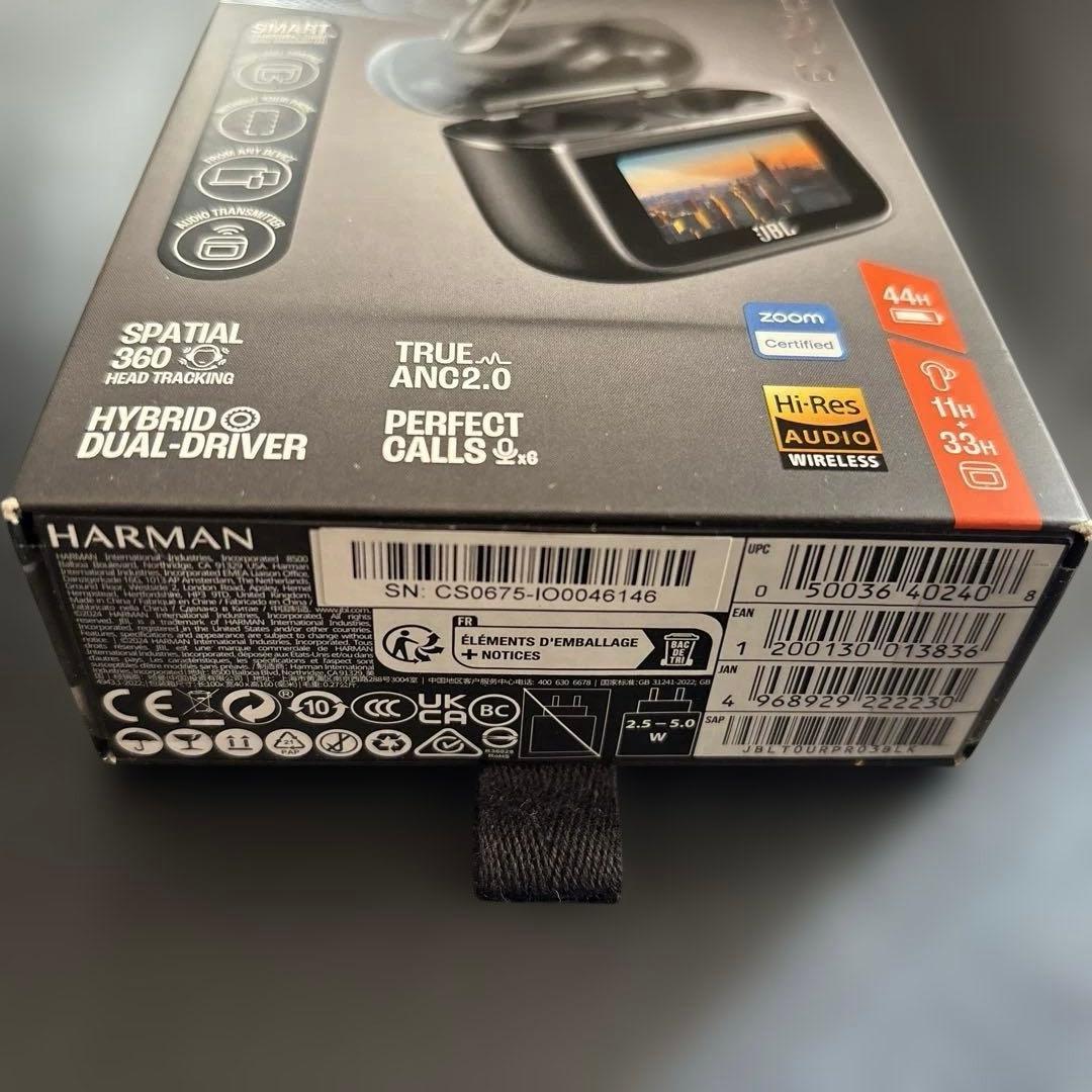 【新品・未開封品】JBL Tour Pro 3 ワイヤレスイヤホン